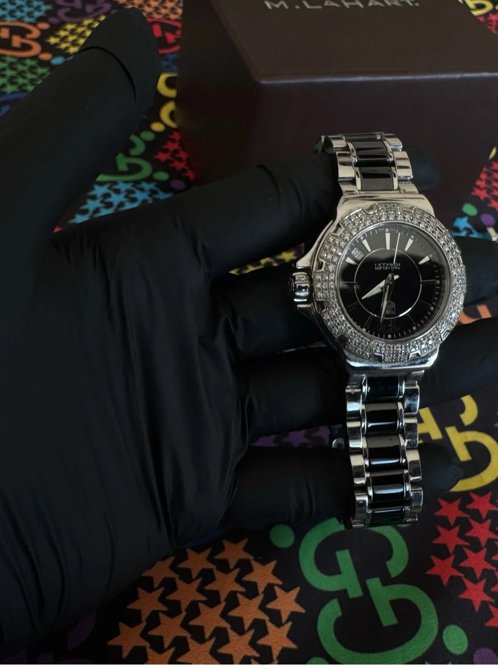 Tag Heuer women’s Silver and black Stainless Steel Bracelet Watch